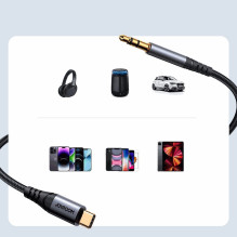 Joyroom stereo audio cable AUX 3.5 mm mini jack - USB-C DAC Joyroom stereo audio cable AUX 3.5 mm mini jack - USB-C DAC