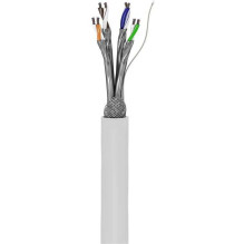 Goobay 94217 CAT6 network cable S / FTP (PiMF) 100m White Goobay 94217 CAT6 network cable S / FTP (PiMF) 100m White