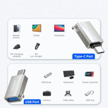 Joyroom Adapter S-H151 USB-C USB-A Grey Joyroom Adapter S-H151 USB-C USB-A Grey