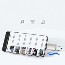 Joyroom Adapter S-H151 USB-C USB-A Grey Joyroom Adapter S-H151 USB-C USB-A Grey