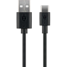 Goobay 59124 USB-C įkrovimo ir sinchronizavimo laidas (USB-A USB-C) 3 m Goobay 59124 USB-C įkrovimo ir sinchronizavimo laidas (USB-A USB-C) 3 m