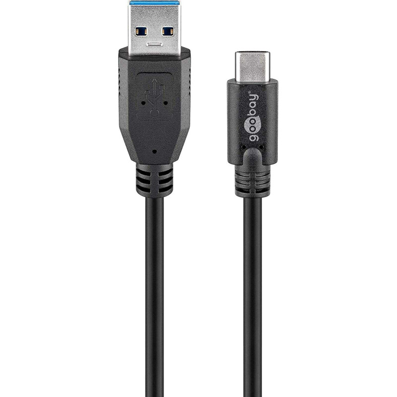 Goobay 71221 USB-C į USB A 3.0 laidas 2 m juodas