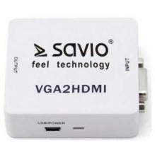 Savio CL-110 VGA į HDMI adapteris
