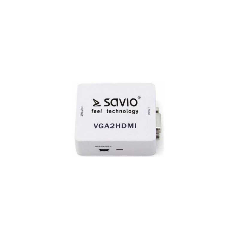 Savio CL-110 VGA į HDMI adapteris