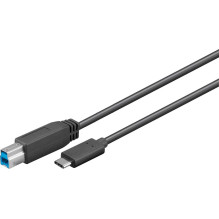 Goobay 67986 USB 3.0 laidas 1 m, juodas