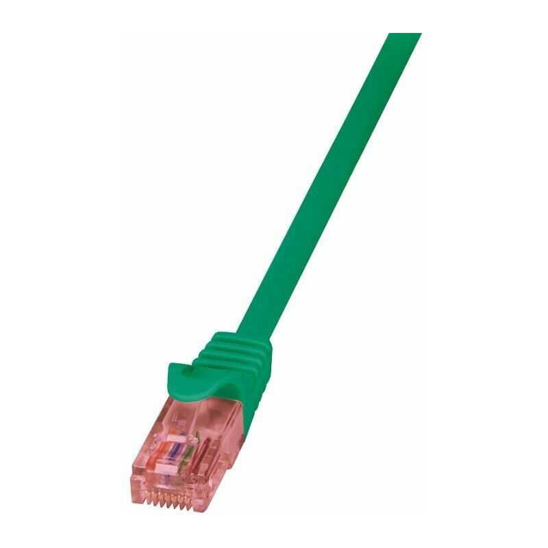 Logilink CQ2034U Patch kabelis CAT.6 RJ45 U / UTP 250MHz 0.25m Žalias
