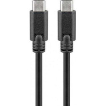 Goobay USB-C - USB-C 2m (66508) Juoda