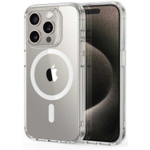 „Riff“ „Magsafe“ silikoninis dėklas „iPhone 15 Pro Max“ permatomas „Riff“ „Magsafe“ silikoninis dėklas „iPhone 15 Pro Max“ permatomas