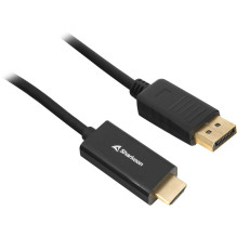 Sharkoon Displayport 1.2 to HDMI 4K 1 m Black Sharkoon Displayport 1.2 to HDMI 4K 1 m Black
