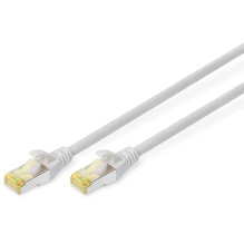 DIGITUS CAT 6A S-FTP pataisos kabelis 0.5m Pilkas