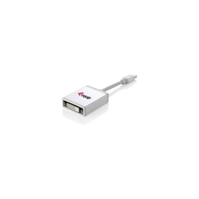 EQUIP Adapteris DisplayPort Mini DVI-I baltas