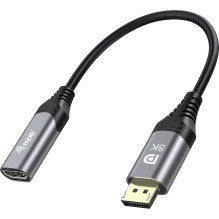EQUIP Adapterio ekrano prievadas HDMI 133446 pilka