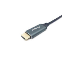 EQUIP USB-C laidas – HDMI 133417 3m Juodas EQUIP USB-C laidas – HDMI 133417 3m Juodas