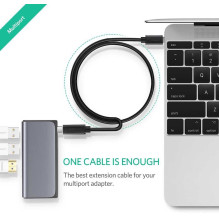 Ugreen 40574 USB C tipo 3.1 kištukas į kištuką