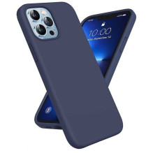 „Riff“ minkštas silikoninis dėklas „iPhone 13 Pro“ vidurnakčio mėlynas „Riff“ minkštas silikoninis dėklas „iPhone 13 Pro“ vidurnakčio mėlynas
