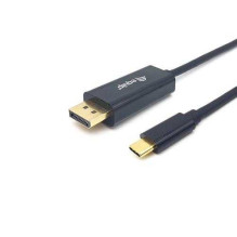 EQUIP Adapteris USB-C DisplayPort 2m 133427 Juoda EQUIP Adapteris USB-C DisplayPort 2m 133427 Juoda