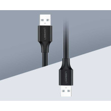 Ugreen 10310 US102 USB 2.0 MM UGREEN kabelis 1,5 m, juodas Ugreen 10310 US102 USB 2.0 MM UGREEN kabelis 1,5 m, juodas