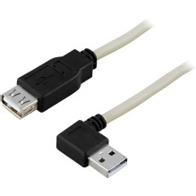 Deltaco USB-A - USB-A 2.0