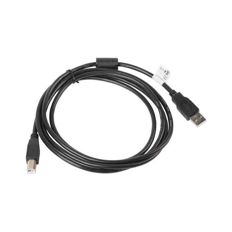 Lanberg Laidas USB-A - USB-B 1.8m Juodas