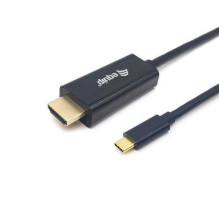 EQUIP USB-C laidas HDMI 1m Juodas 133411