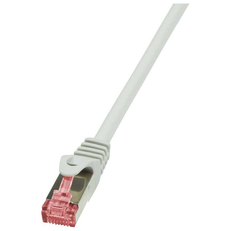 Logilink Jungiamasis laidas Cat.6 S / FTP PIMF PrimeLine 1 m pilkas