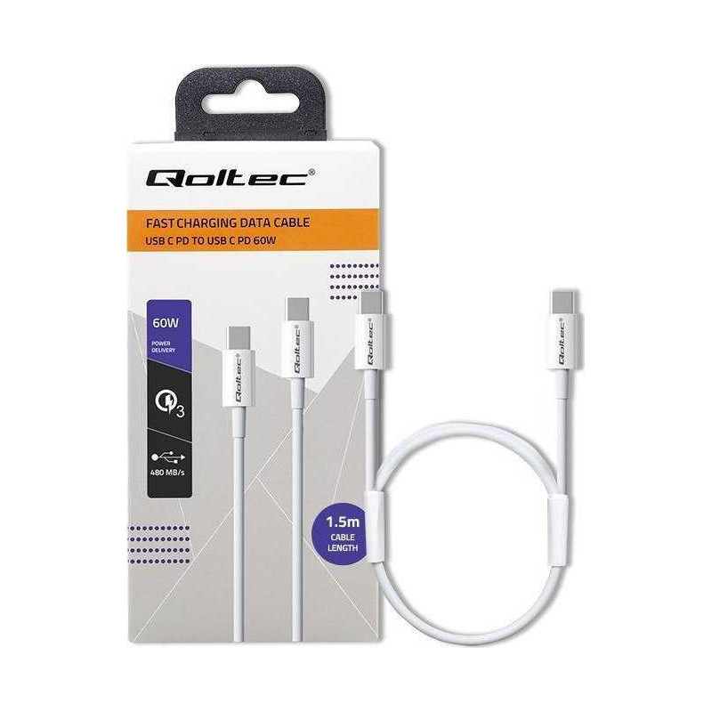Qoltec QOLTEC 52360 USB 2.0 C tipo kabelis