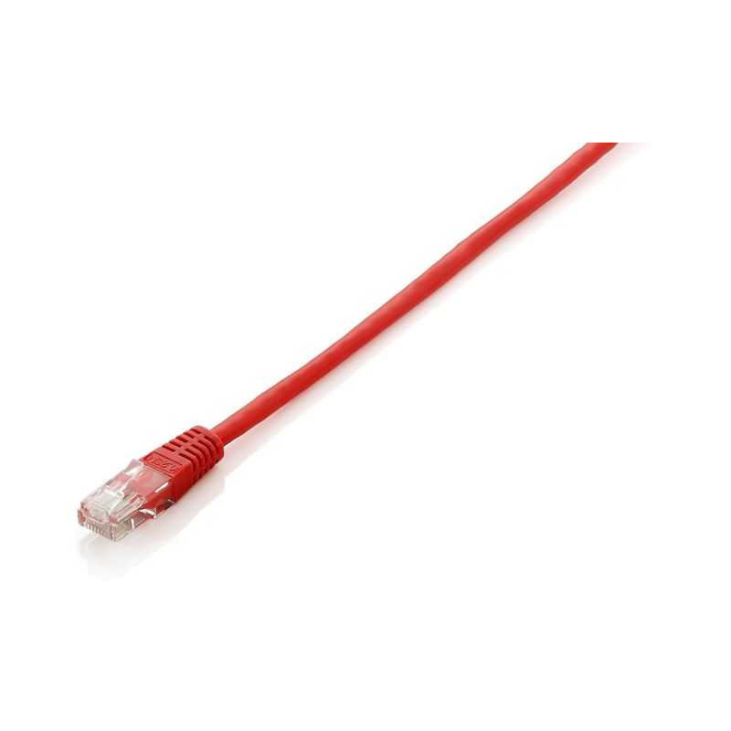 EQUIP Cat6 U/UTP pataisymo kabelis 10 m Red