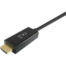EQUIP DisplayPort į HDMI 2 m juodas (119390) EQUIP DisplayPort į HDMI 2 m juodas (119390)