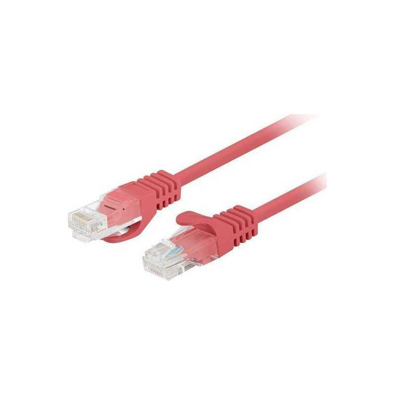 Lanberg Patchcord U / UTP Cat.6 0.25m raudona 10pcs