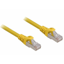 Sharkoon Komutacinis kabelis S / FTP Cat.6a LSOH 2m geltonas