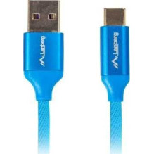 Lanberg *USB kabelis CM - AM 2.0 1,8m mėlynas, aukščiausios kokybės