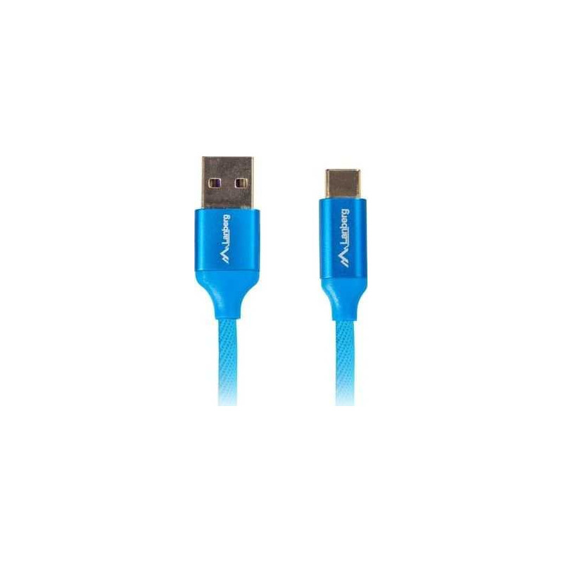 Lanberg *USB kabelis CM - AM 2.0 1,8m mėlynas, aukščiausios kokybės