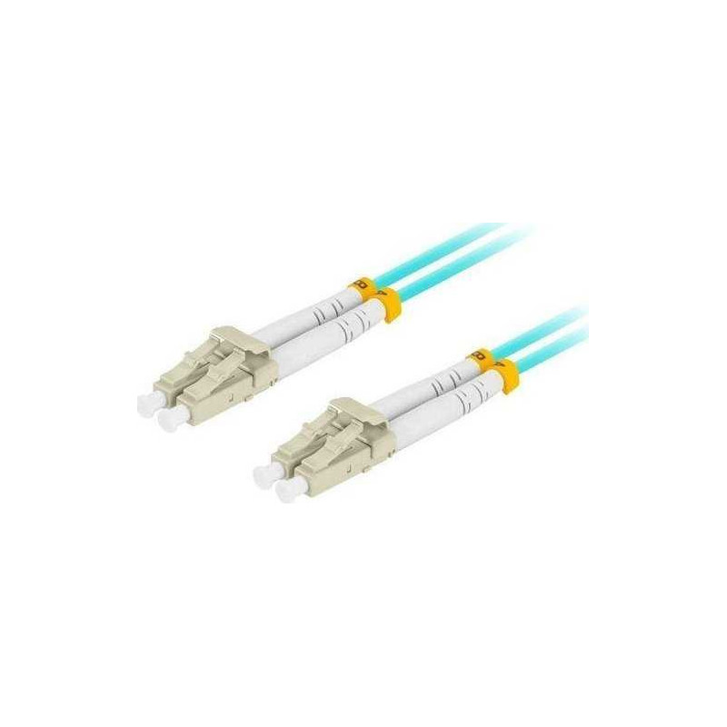 Lanberg Šviesolaidinis laidas MM LC / UPC-LC / UPC DUPLEX LSZH 3.0mm 1m aqua