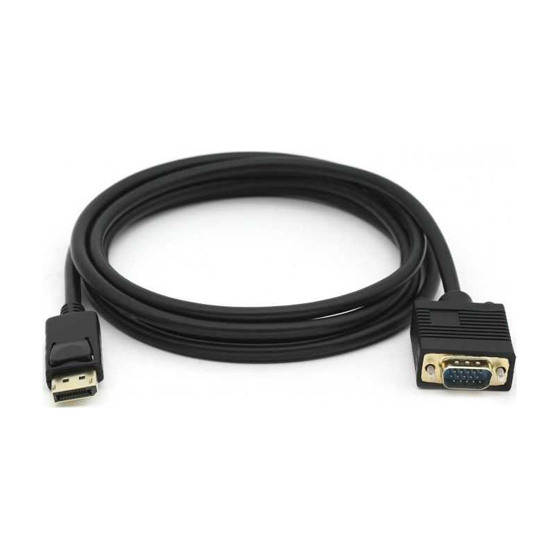 EQUIP DisplayPort į D-Sub (VGA) jungtis, 2 m, juoda (119338)