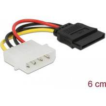DELOCK SATA maitinimo kabelis HDD-4pin kištukas (tiesus) 6c