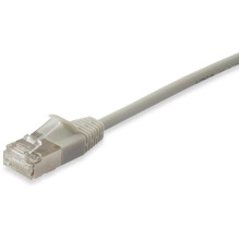 EQUIP Cat.6A F / FTP plonas jungiamasis kabelis 5 m, smėlio spalvos (606117)