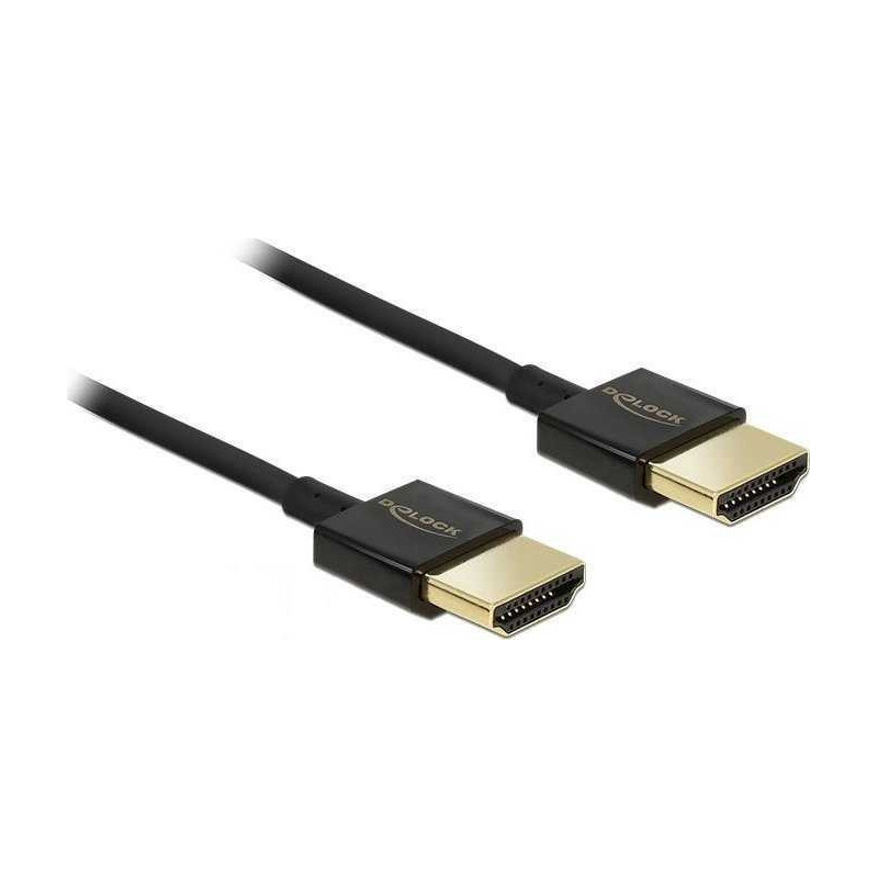 DELOCK DELOCK HDMI KABELIS DIDELĖS SPARTOS ETHERNETAS 4K 3D 1M
