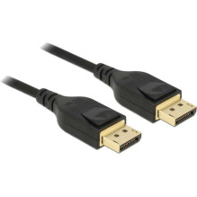 DELOCK DeLOCK DisplayPort kabelis 8K (juodas, 2 metrai) DELOCK DeLOCK DisplayPort kabelis 8K (juodas, 2 metrai)