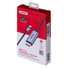 UNITEK UNITEK LAIDO ADAPTERIS USB-C - DP 1.4 8K 60HZ 1,8M UNITEK UNITEK LAIDO ADAPTERIS USB-C - DP 1.4 8K 60HZ 1,8M