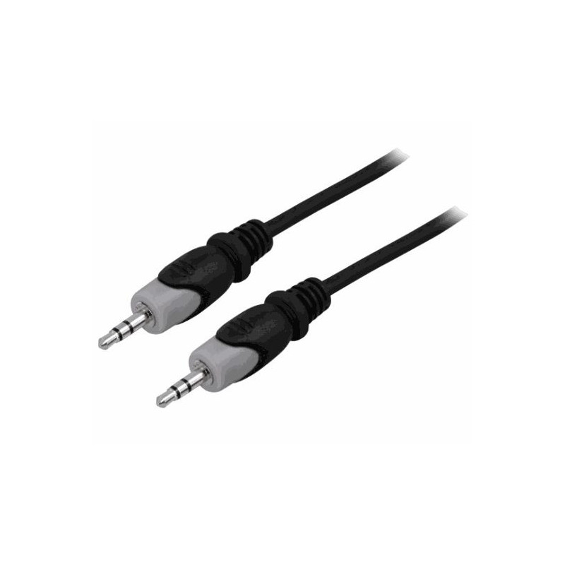 Deltaco Audio kabelis AUX 3.5mm 2m juodas