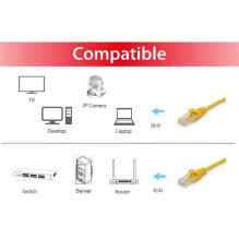 EQUIP Cat.6 U / UTP Patch Cable 7.5 m Yellow (625465) EQUIP Cat.6 U / UTP Patch Cable 7.5 m Yellow (625465)