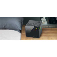 Muse M-187CR Dvigubas žadintuvas, juodas