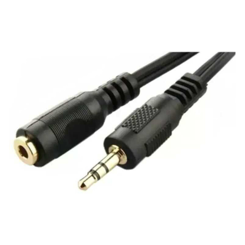 Gembird 3,5 mm stereo garso prailginimo kabelis 5 m, juodas CCA-421S-5M