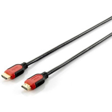 EQUIP HDMI iki HDMI 2,0 2 m Red (119342)