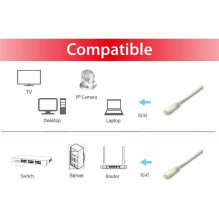 EQUIP Cat.6A Platinum S / FTP Patch Cable 10 m Gray (605606) EQUIP Cat.6A Platinum S / FTP Patch Cable 10 m Gray (605606)