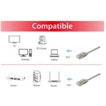 EQUIP Cat6A F / FTP plonas jungiamasis kabelis, 0,5 m, smėlio spalvos (606113)