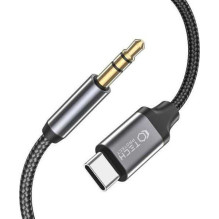 Tech-Protect UltraBoost USB-C to 3.5mm mini jack 1m Black Tech-Protect UltraBoost USB-C to 3.5mm mini jack 1m Black