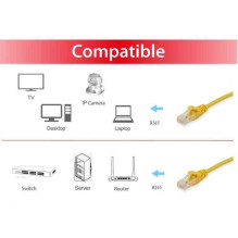 EQUIP Cat.6A S / FTP Patch Cable 10 m Yellow (606308) EQUIP Cat.6A S / FTP Patch Cable 10 m Yellow (606308)