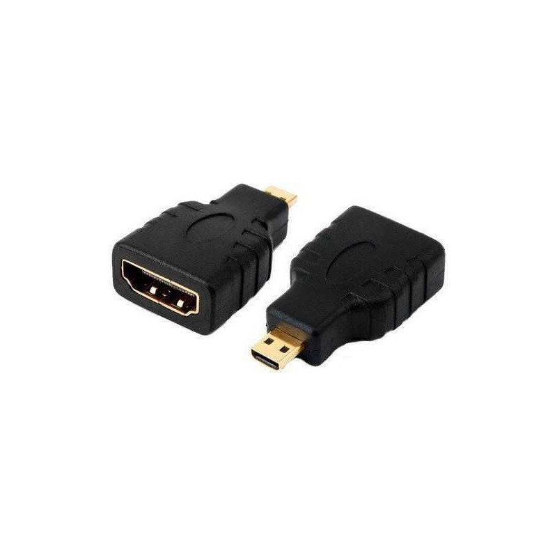 EQUIP Adapteris HDMI Micro HDMI Juoda (118915)