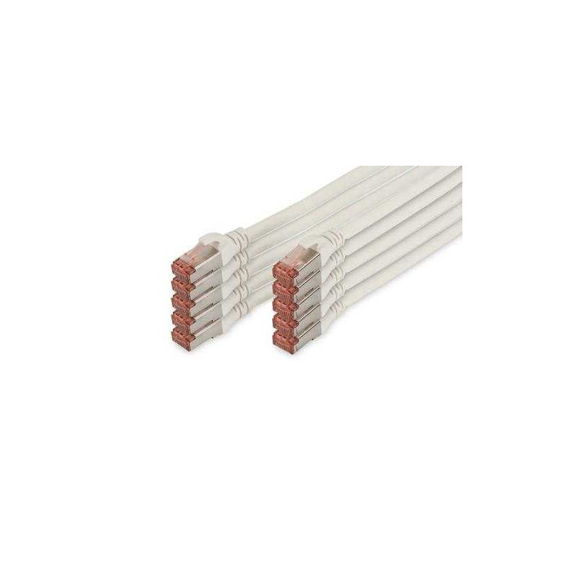 DIGITUS jungiamasis kabelis Cat6 S / FTP LSZH 0.5m baltas